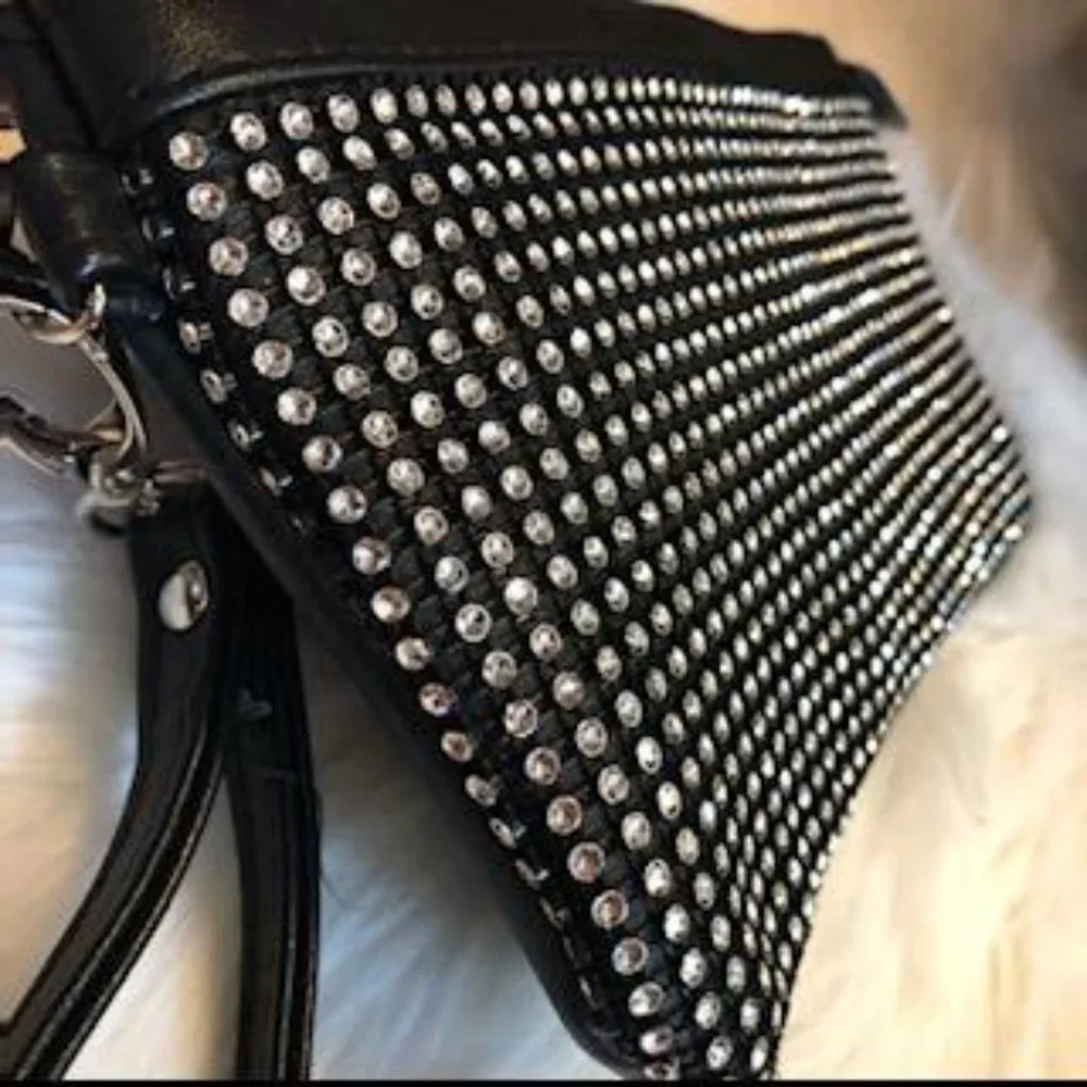 Sasha New York Rhinestone Detail Wristlet